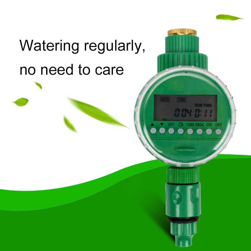 1Pc Water Timer Garden Automatic Irrigation Watering Timer Hose Faucet Tap Controller Timer With LCD Display