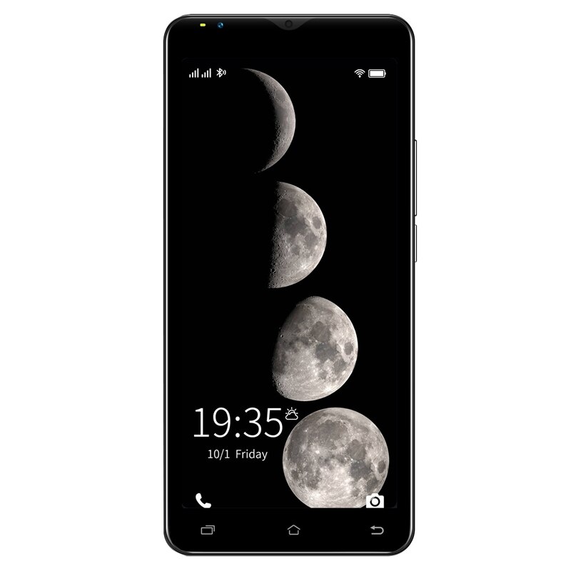Mini X50 Smartphone 4.0-inch MTK6763 Dual Core 512MB+4G RAM 2MP Dual Card Dual Standby Android4.4.2 Phone EU Plug: Black