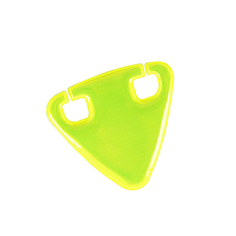 1 STKS Heldere Fietsen Reflector Draagbare Road Fiets Reflector Ultralight MTB TPU Reflecterende Driehoek Fietsaccessoires: Bourgondië