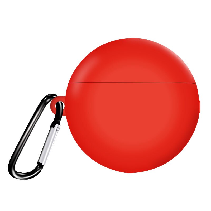 Geschikt voor Huawei 3rd generatie headset beschermhoes Huawei freebuds3 beschermhoes 2MM met opknoping gat: Red