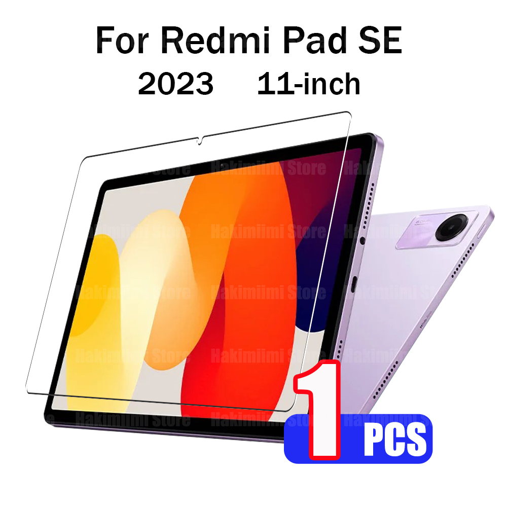 Screenprotector voor Redmi Pad SE (11 inch) 2023 9H hardheid Helder Anti-kras Gehard glasfilm voor Xiaomi Redmi Pad SE 11": Black