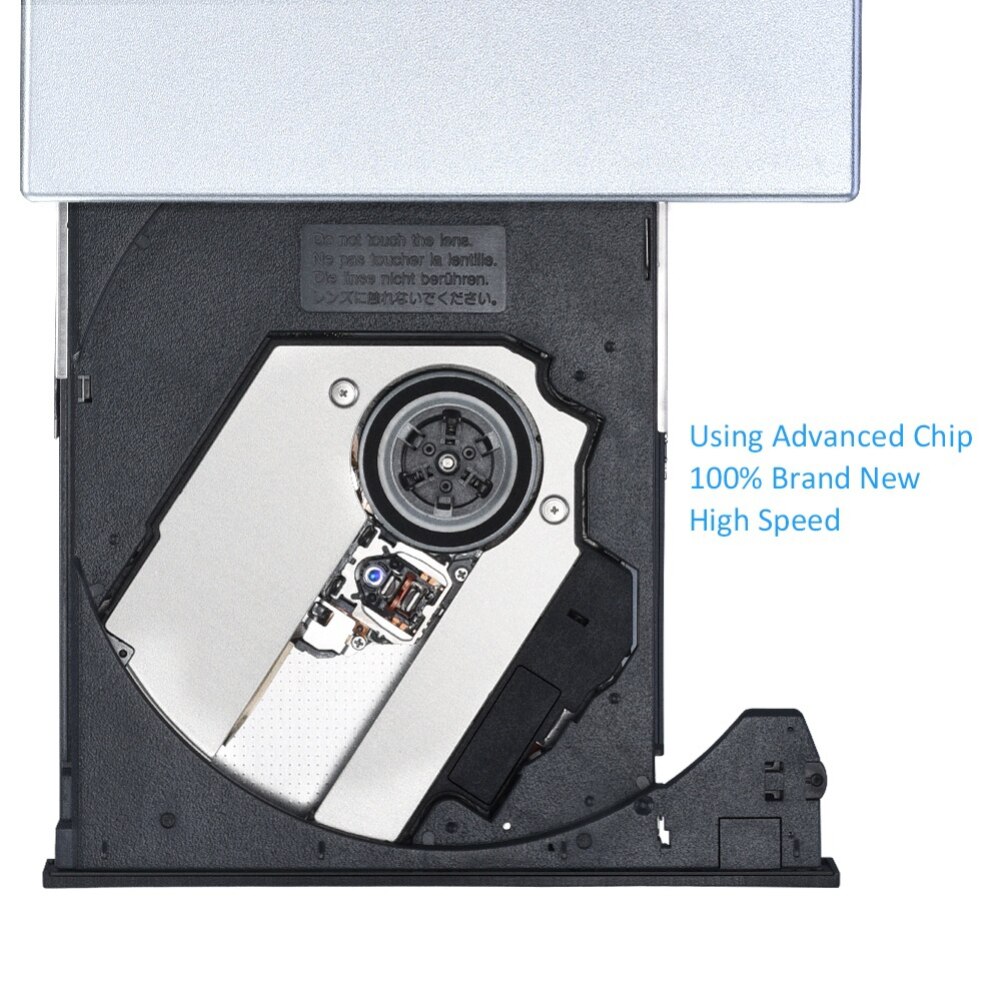 DVD Drive USB External CD-RW Recorder DVD/CD Reader Player Optical Drive for Macbook Laptop Computer pc Windows7/8 freeship