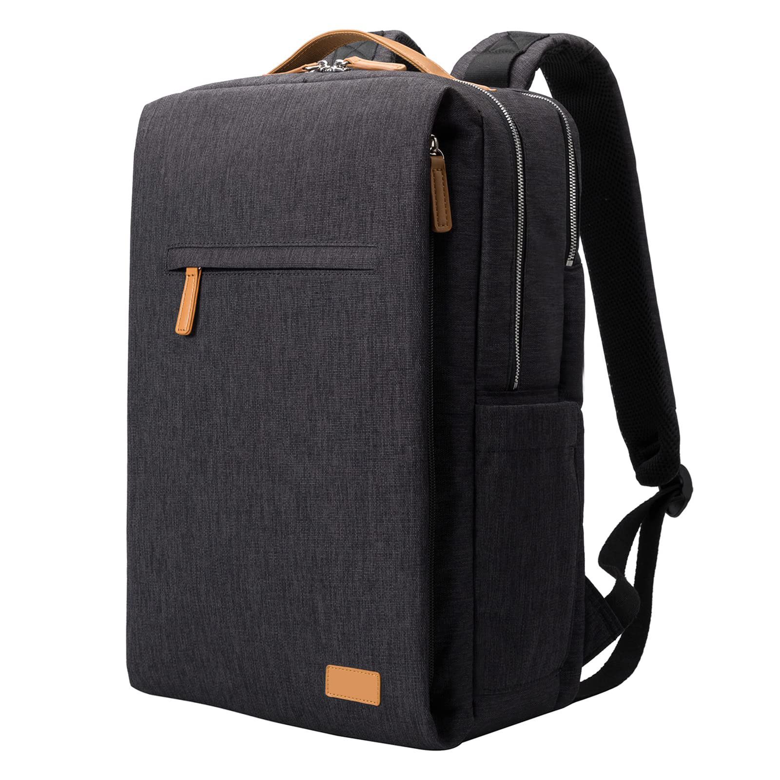 Lightweight Travel Laptop Backpack with USB Charging – Multifunctional Bag for Men & Women, Airplane & Notebook-Friendly: black