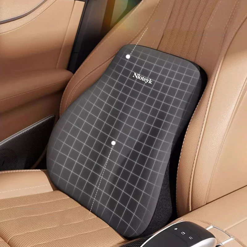 Appui-tête de voiture soutien lombaire coussin lombaire coussin en mousse à mémoire de forme dossier oreiller lombaire voiture confortable oreiller de cou accessoire de voiture