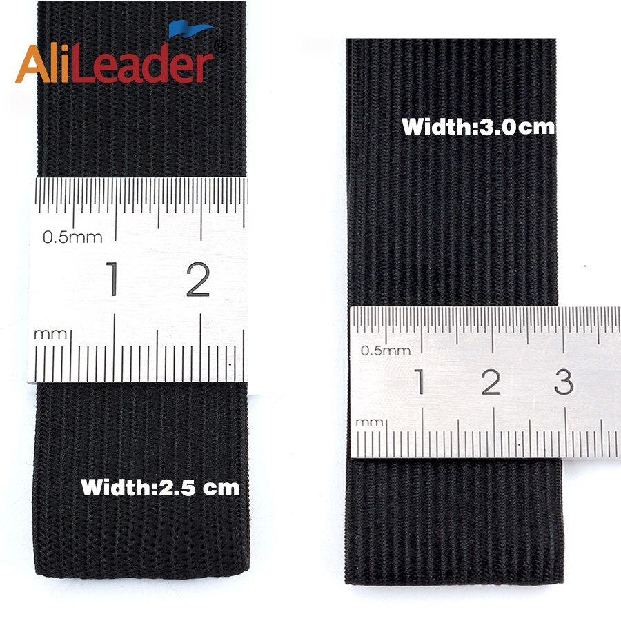 Alileader 1m billig paryk elastisk bånd strækbånd til parykker gør tilbehør forsyninger bedste nylon til paryk cap hår net