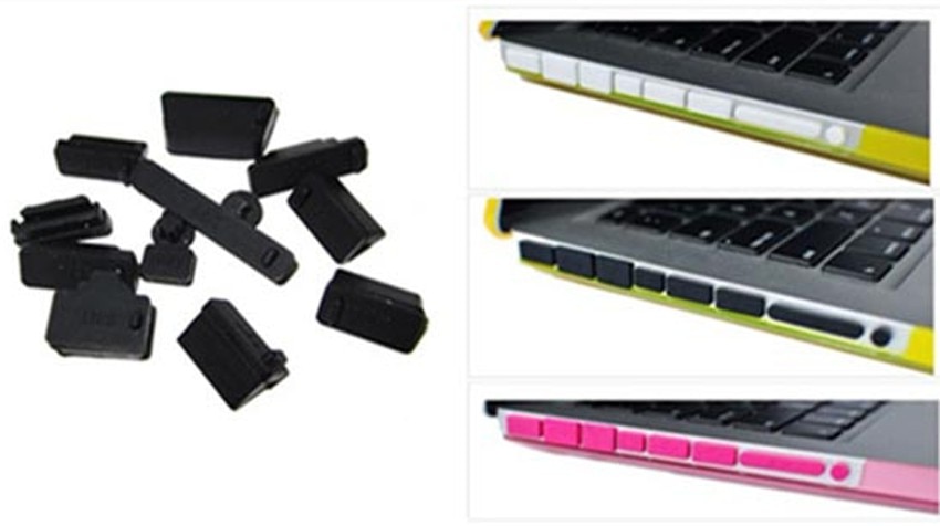 13Pcs Universal Silicone USB HDMI Port Anti Dust Plug Cover For Laptop Notebook