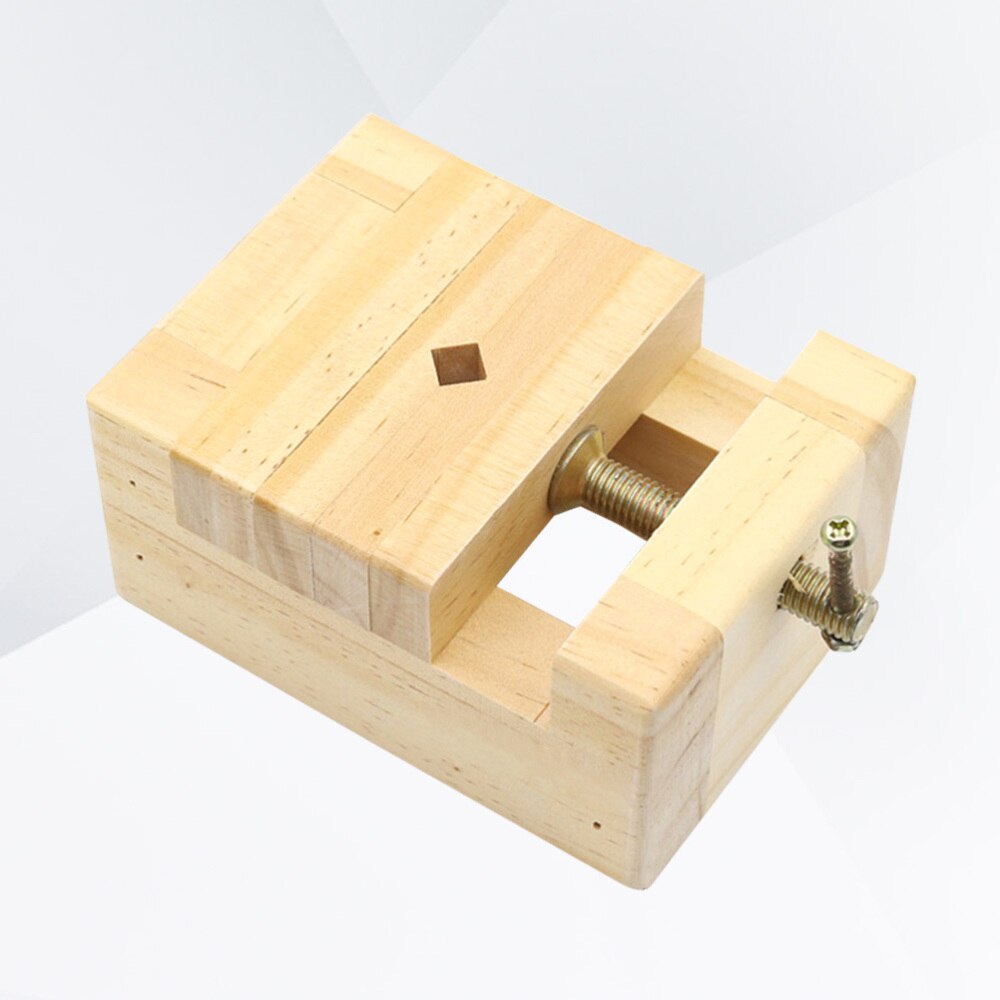 Large Size Pine Wood Engraved Printing Fixing Tool Engraved Seal Stone Engraved Chapter Fixing Tool(Beige): Default Title