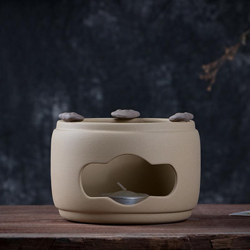Estufa de cerámica japonesa para calentar velas, soporte de aislamiento térmico con Base de cerámica, calentador de leche y café, tetera: Default Title