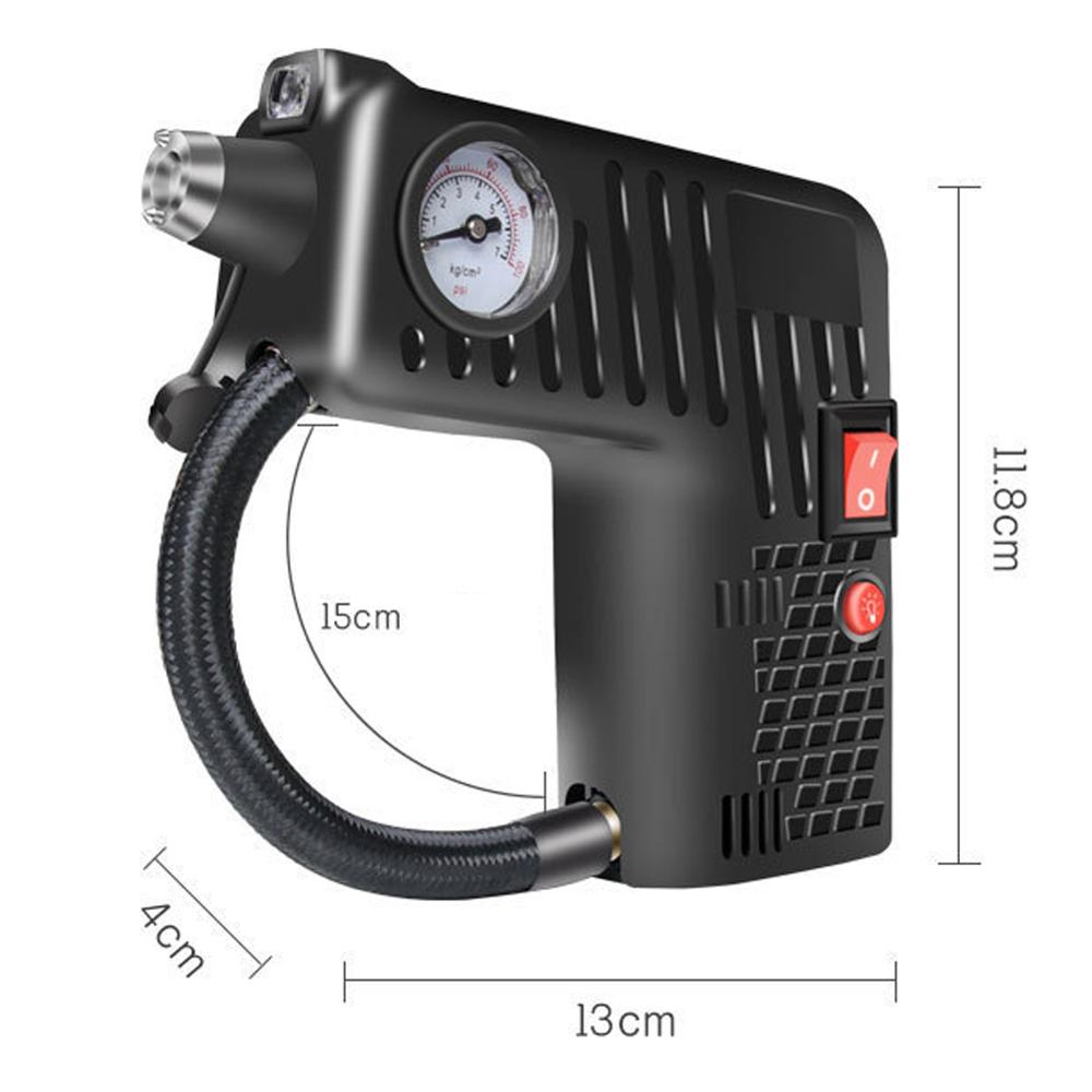 12V LED Portable Air Compressor Pump Tire for Electric Auto Car Bike Tire Inflator Pump