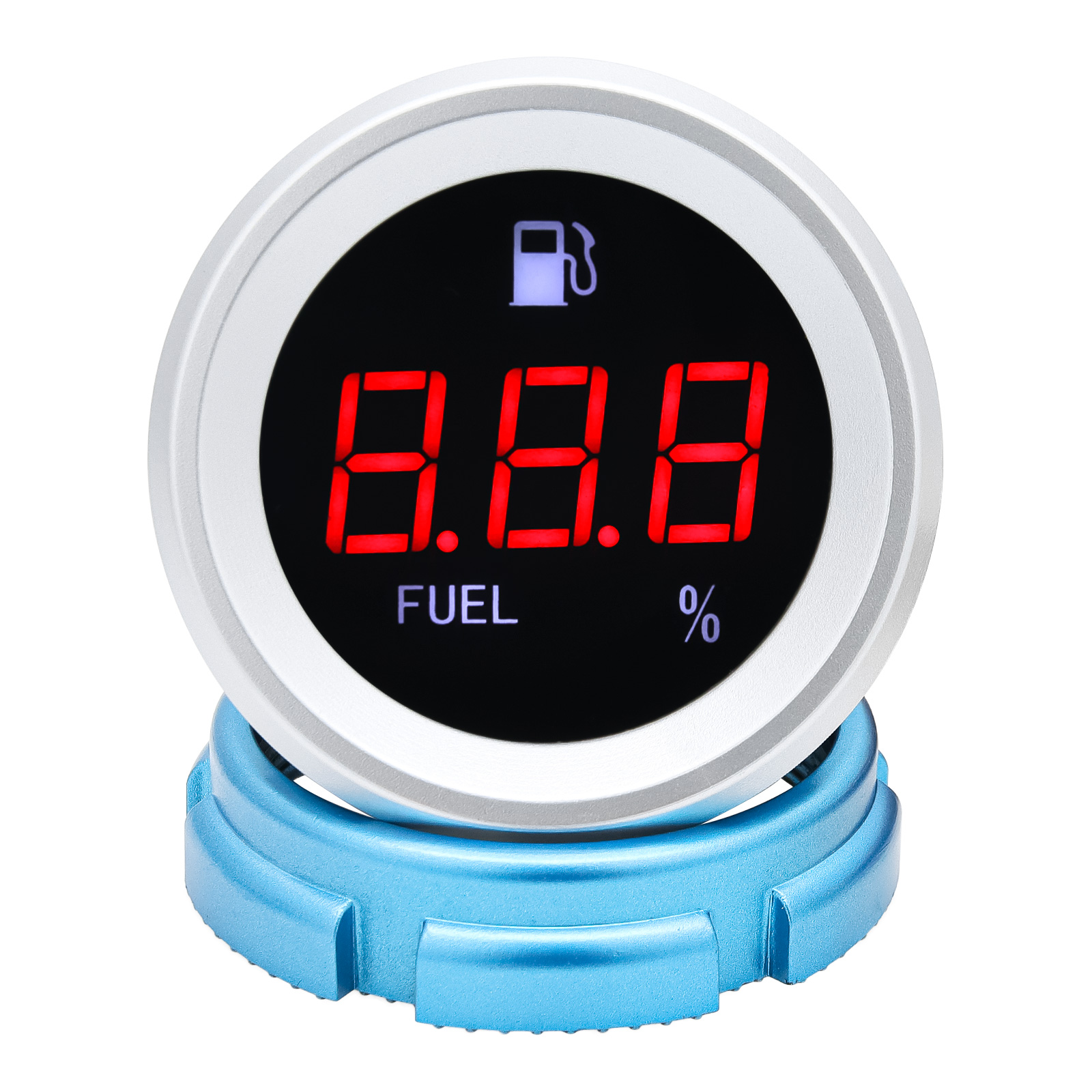 100-600mm Fuel Level Gauge Sensor Digital Fuel Level Gauges 52MM Waterproof LCD Oil Tank Meter for Marine Car RV Camper Yacht