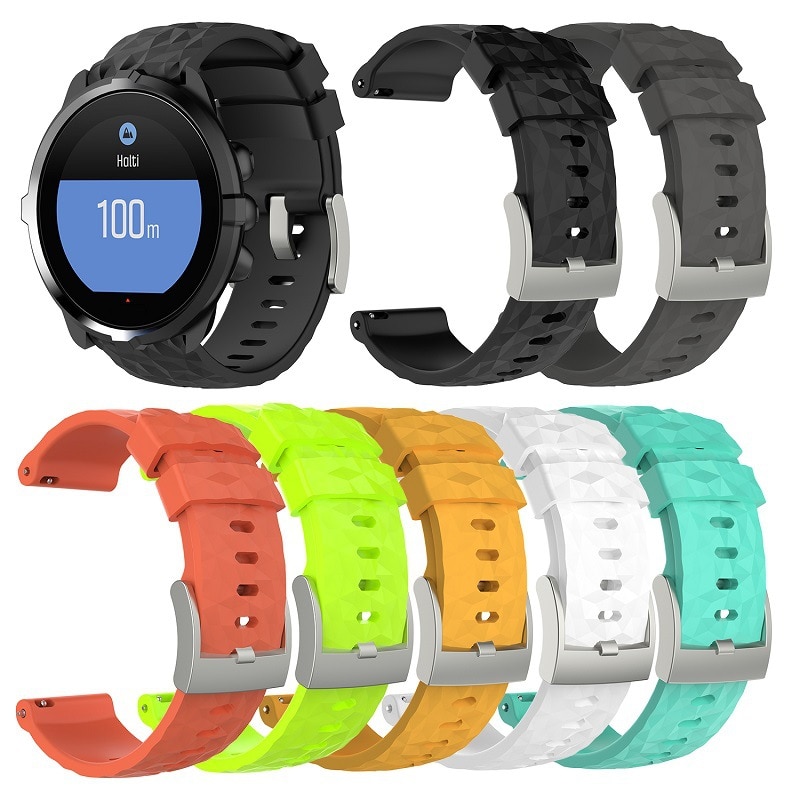 Silikon Ersatz Uhr Band Handgelenk Strap Armband für Suunto 9 D5 D5I Suunto Spartan Sport Handgelenk HR Baro Traverse Smartwatch