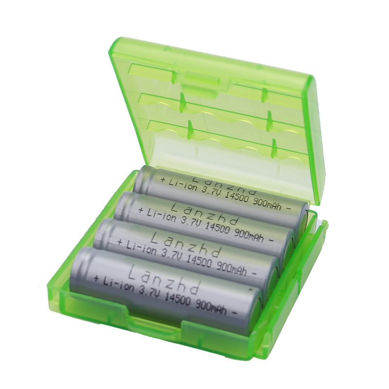 1-24 szt. 14500 900mAh 3.7V litowo-jonowe akumulatory ogniwo litowe do latarki Led latarka z myszą