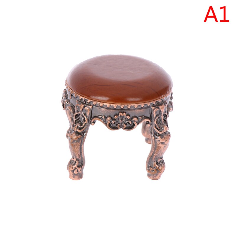 1/12 Dollhouse Miniature DIY Furniture Metal Plastic Wood Chair Doll House Accessories Toys for Baby Kids: 22