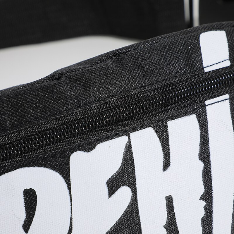 Brivilas canvas waist bag women fanny packs hip hop belt bag harajuku shoulder banana bag purses streetwear sports chest bag