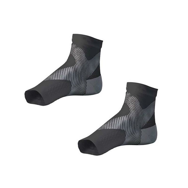 1 paio uomo donna Anti fatica circolazione cavigliera gonfiore sollievo compressione sport ciclo piede caviglia supporto calzini sportivi