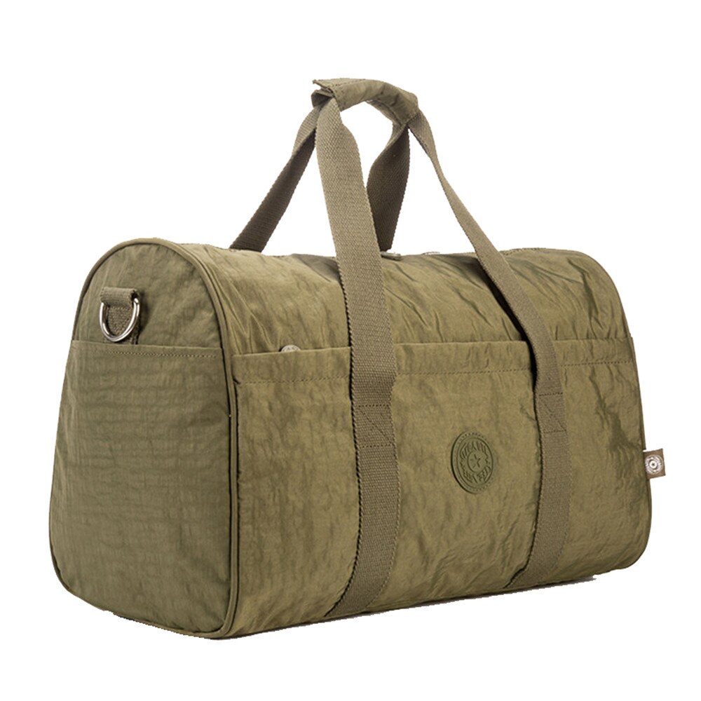 TEGAOTE, nueva bolsa de viaje ultraligera impermeable para hombres, bolsa de viaje de gran capacidad, bolsa de viaje para mujeres, equipaje de Nylon, bolsos de viaje Unisex: army green