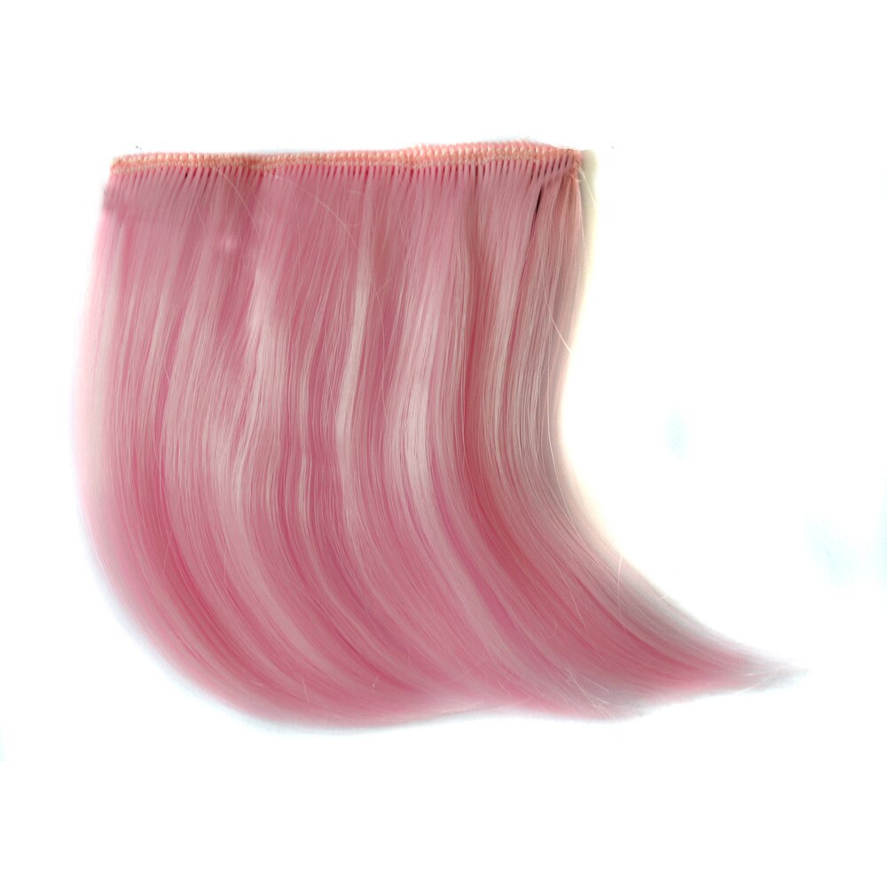 Bonito meninas clip on clip na frente do cabelo bang franja extensão do cabelo peça fina estilo de cabelo feminino acessórios # y30: C