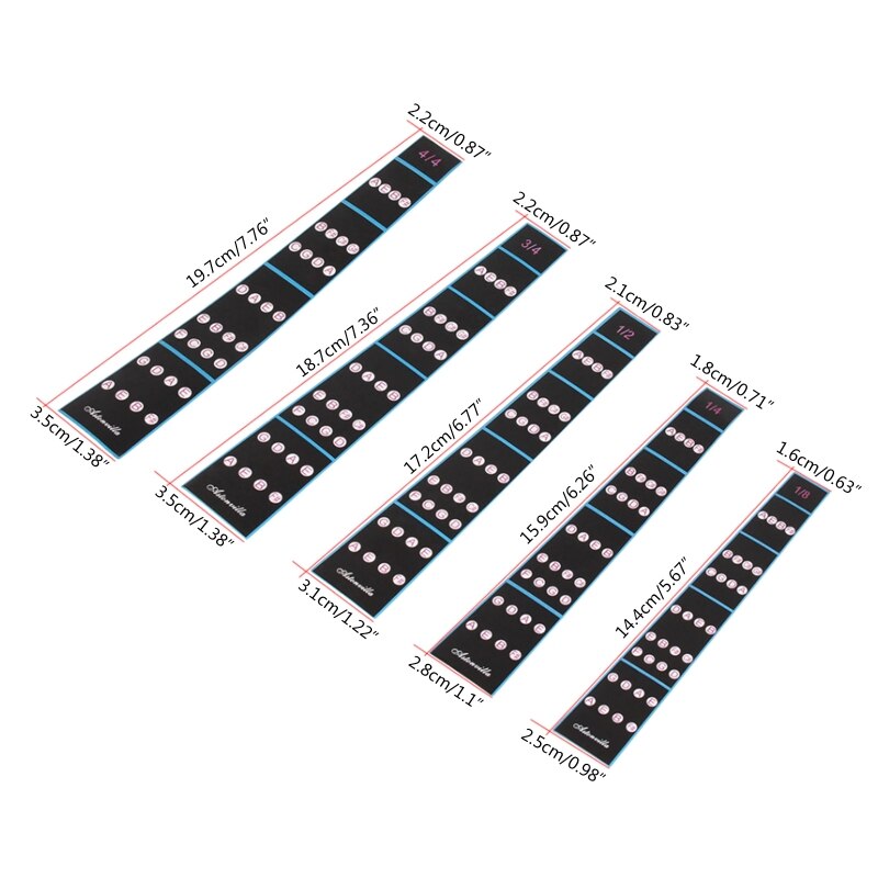 Violin Fingerboard Sticker,Violin Finger Position Marker, Starter Chart Position Indicator Musical Instrument Accessory
