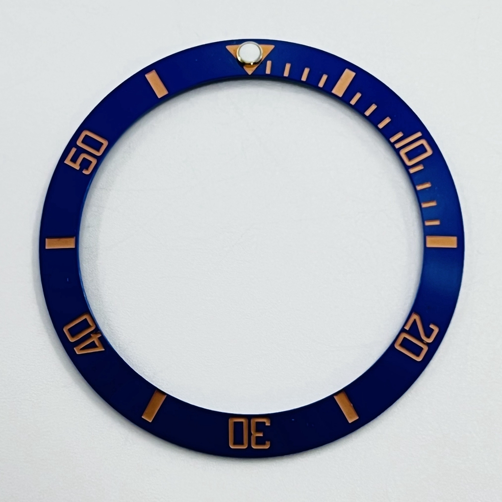 38mm GMT sub Keramik Lünette Schräge Taucheruhr Einsatz Uhr Ersetzen Zifferblatt Uhr Lünette Einsätze Ring: P27/613 #