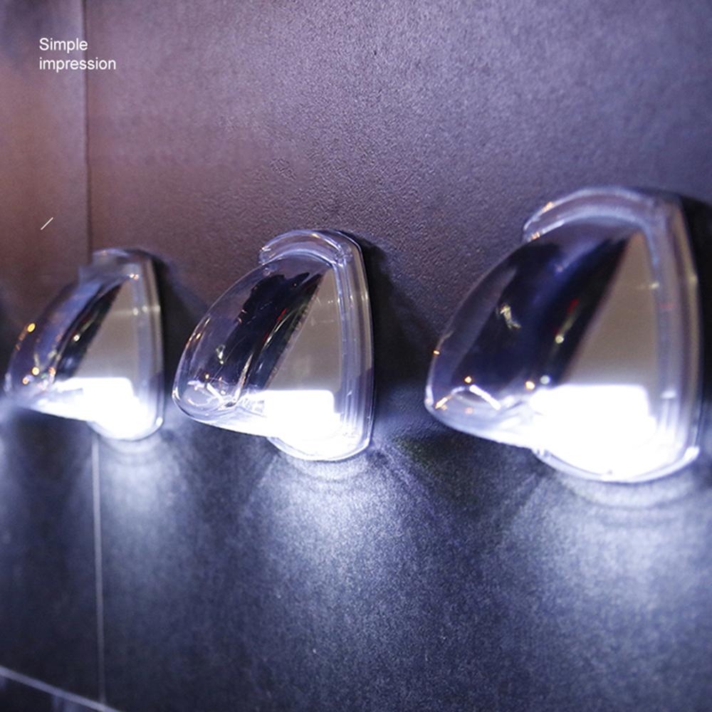 8 LED Solar Wall Light Outdoors Waterproof Led Solar Fence Garden Lamp for Patio Stairs Pathway Small Courtyard Decoration Lamp: Cold White / 1pc