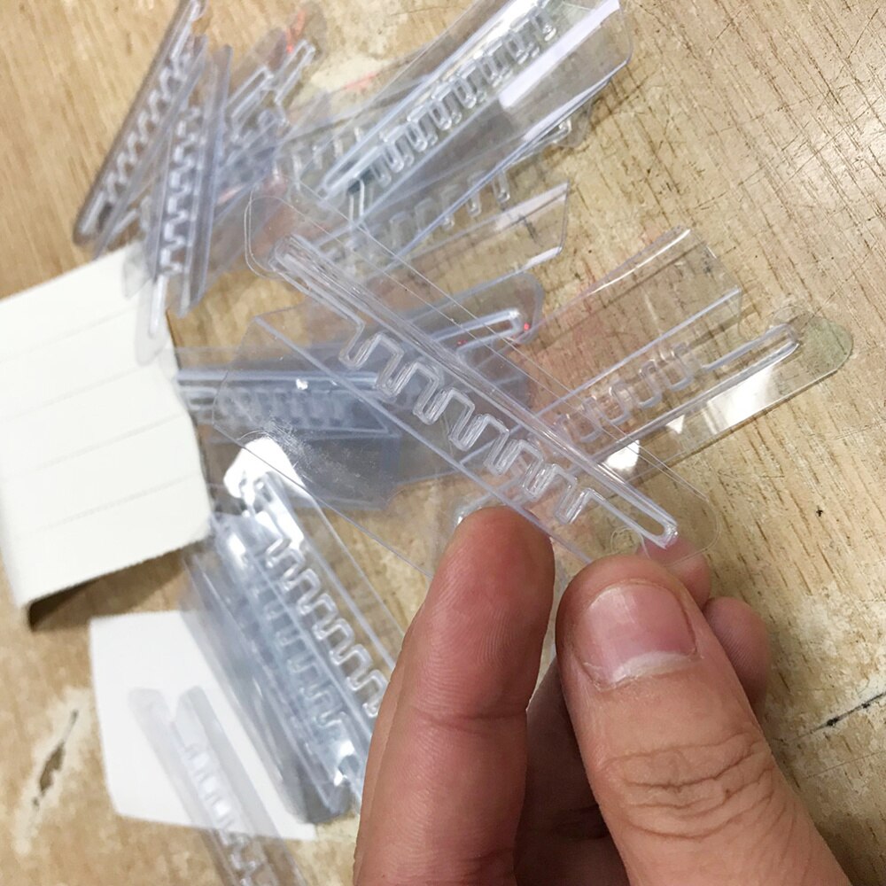 100Pcs Suspension File Folder Hanging File Holder Paper Wear-resistant Frame Documents Organizer Desktop Office Supplies (Plasti