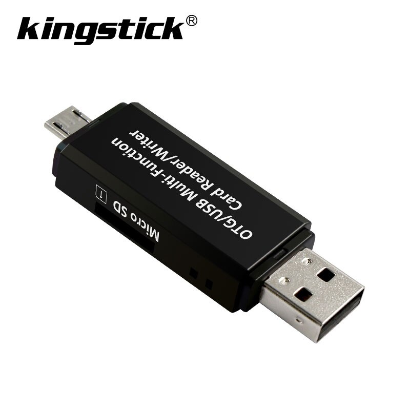 Kaartlezer Otg Usb 2.0 Memory Card Reader Pen Drive Voor Sd/Tf Card Adapter Cardreader Met retail Pakket