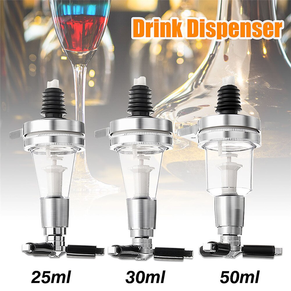 45ml/30ml/25ml Portable Quick Shot Spirit Measuring Pourer Drinks Cocktail Dispenser Home Bar Tools Bottle Spout Tools #W0