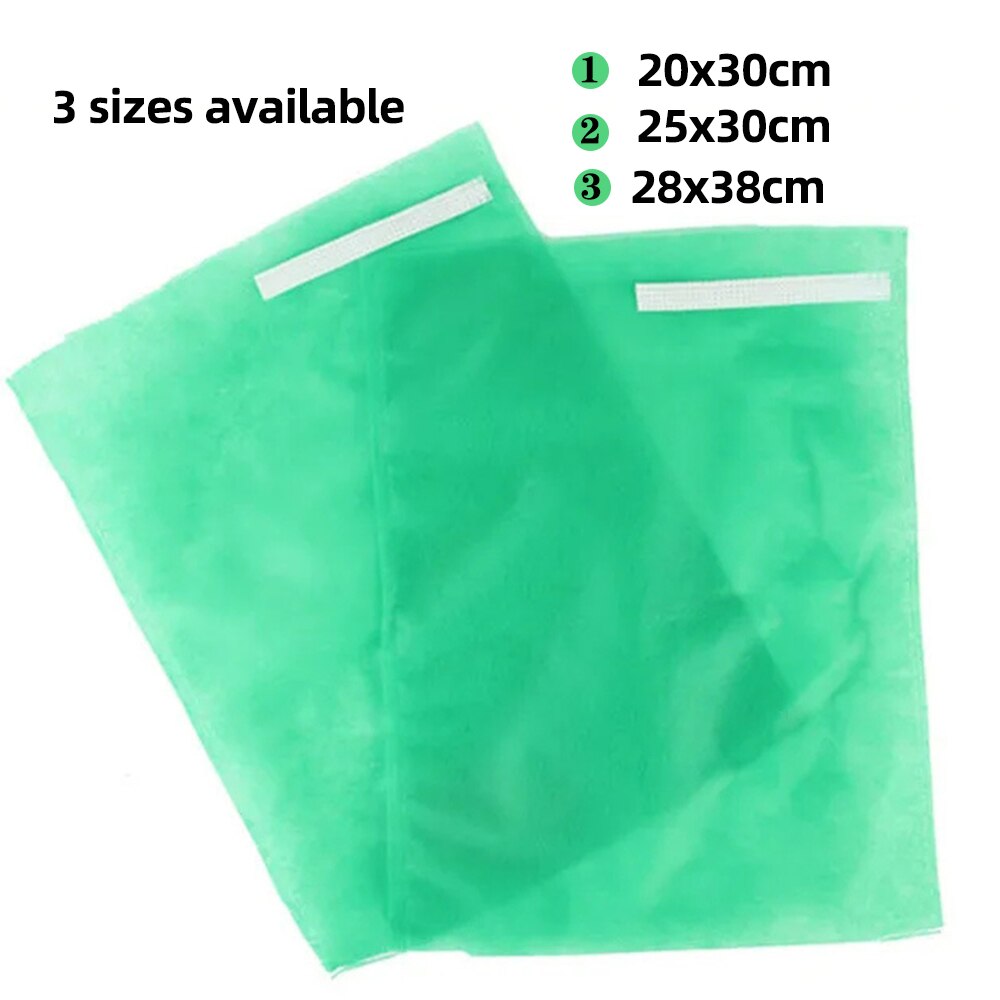 Bolsa protectora para fruta de uva y manzana, bolsa no tejida, transpirable, impermeable, de bolsillo, para jardín, a prueba de insectos y aves, 50-200 piezas