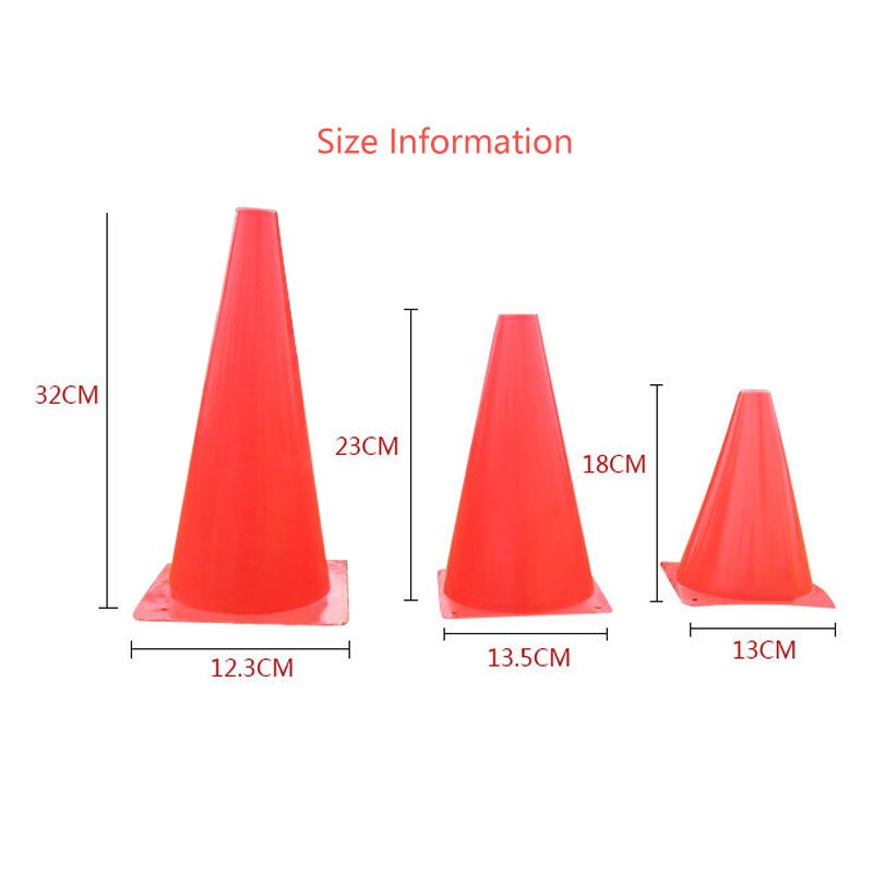 Stadium Sport Slalom Obstacle Football Soccer Rugby Training Cone Cylinder Outdoor Football Train Obstacles For Roller Skating