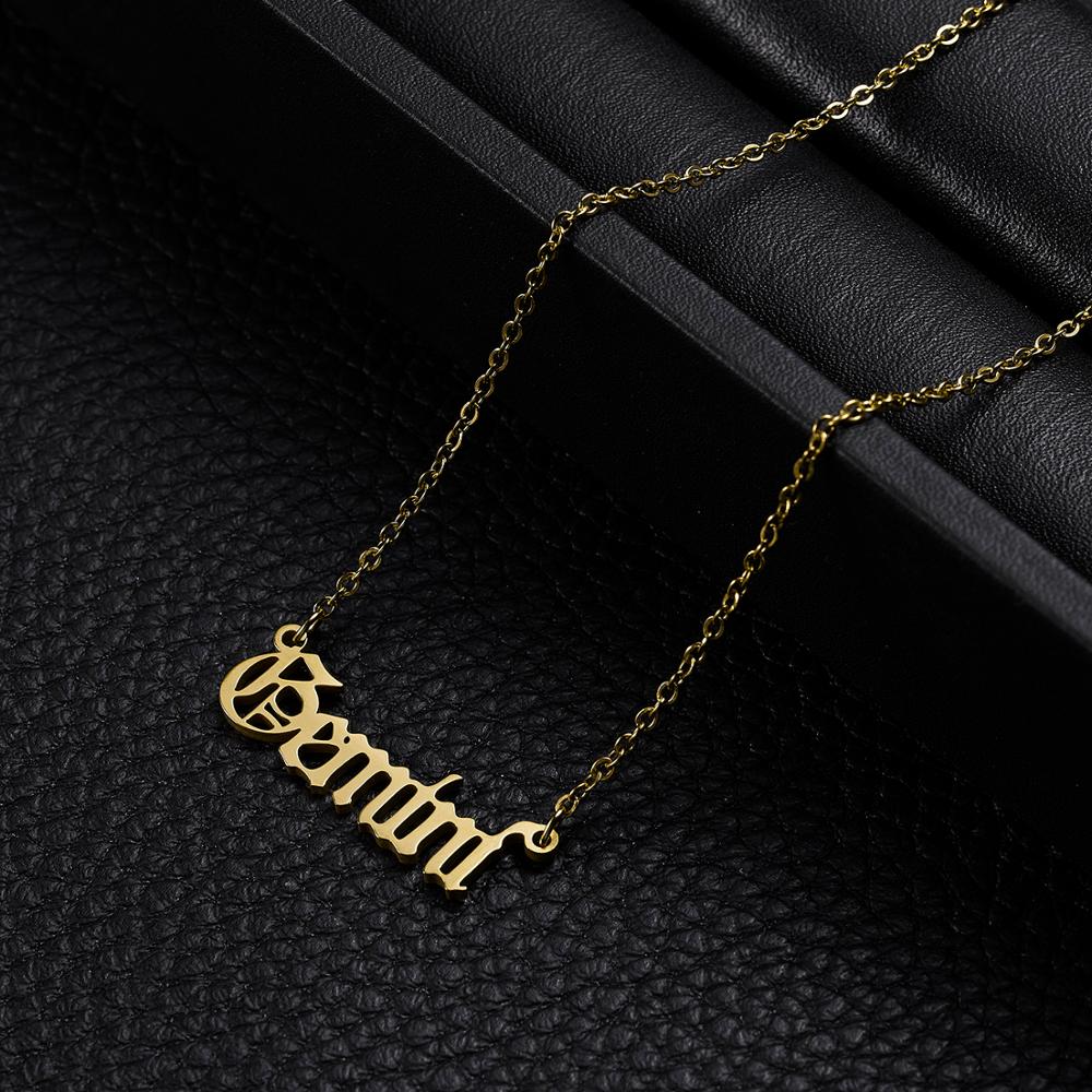 Trendy Goud Kleur Brief Zodiac Ketting Vrouwen Choker 12 Sterrenbeeld Weegschaal Rvs Hanger Ketting Verjaardag Sieraden