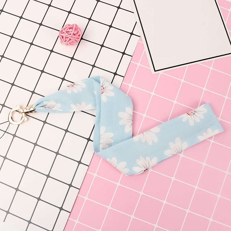 Mobiele, op maat gemaakte zijden lanyard, nekband voor sleutelkaart, telefoonkoord, polsband, handsleutelkoord, ketting, telefoonhouder, touw: 2