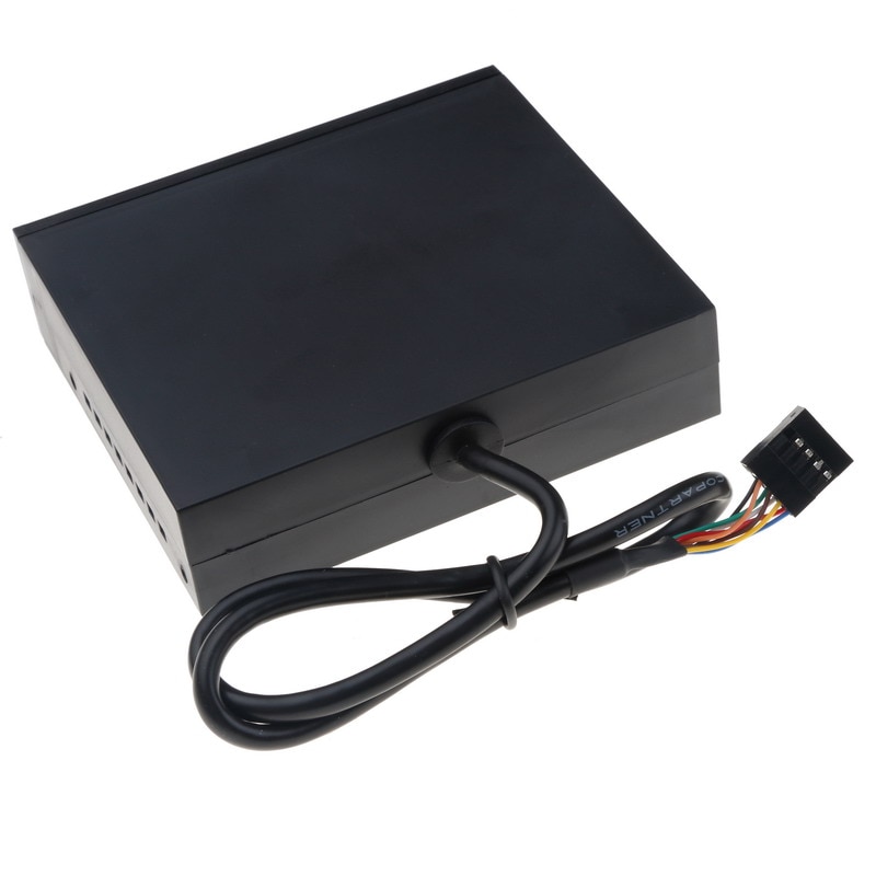 All In 1 3.5 inch USB 2.0 Internal Floopy Bay Front Panel Card Reader USB Flash Memory For XD/SD/CF/T-Flash/MS Card Reader