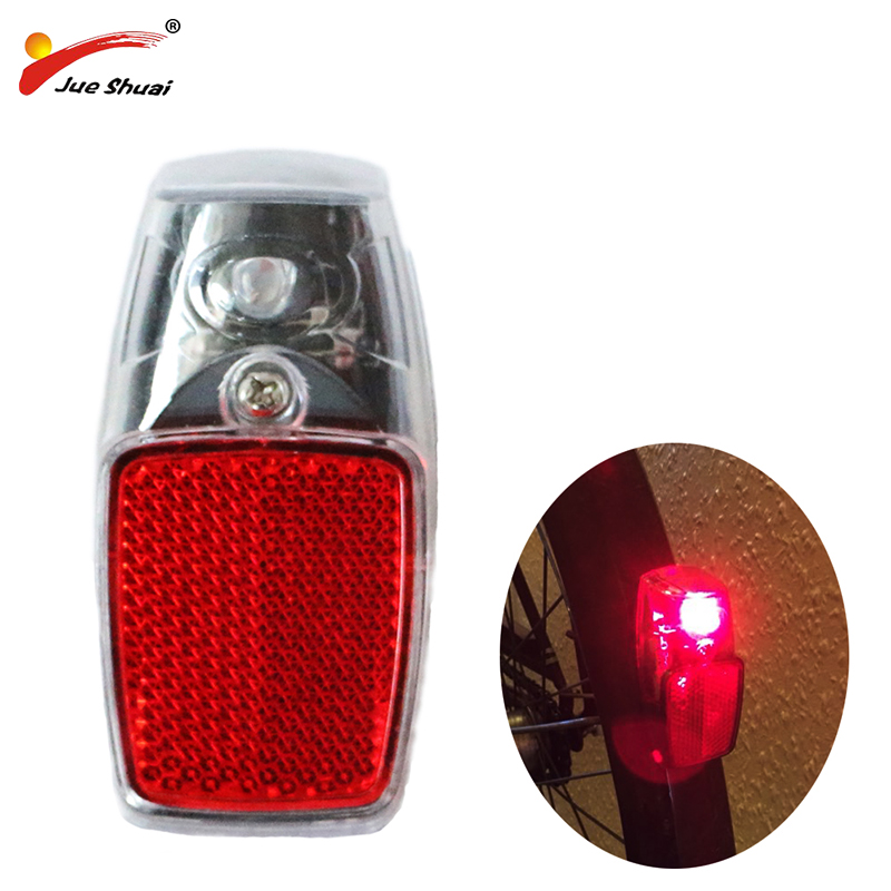 Jueshuai Rode LED Fiets Achterlicht Mount op de Fender met Batterij Veiligheid Waarschuwing Fiets achterlicht Lamp Fiets Accessoires MTB