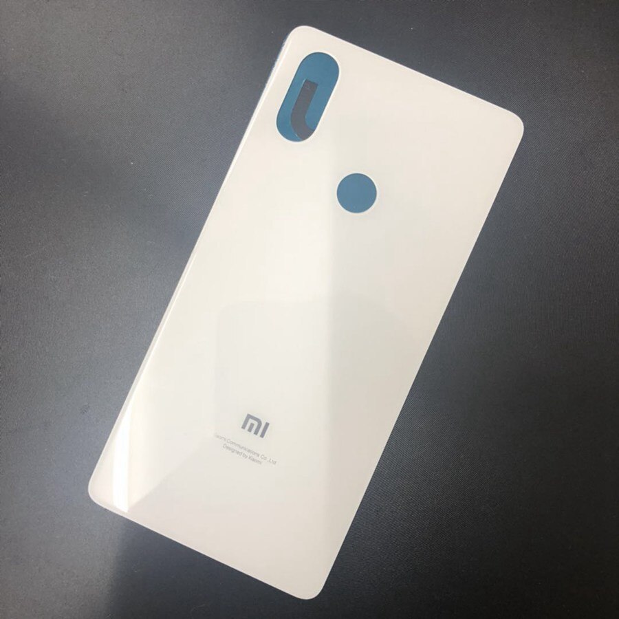 Voor Xiao mi mi 8 lite back Battery Cover Achter Glas Deur Behuizing Case Voor Xiao Mi Mi 8 se batterij Cover mi 8SE 8 lite Explorer: Mi 8SE White