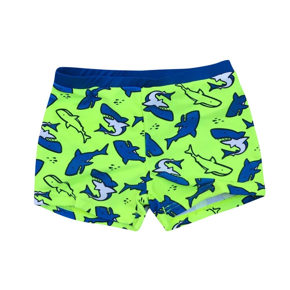 Grappig Printing Kid Kinderen Jongens Bodems Cartton Print Stretch Strand Korte Outdoor Snel Droog Badmode Shorts Плавки Детские