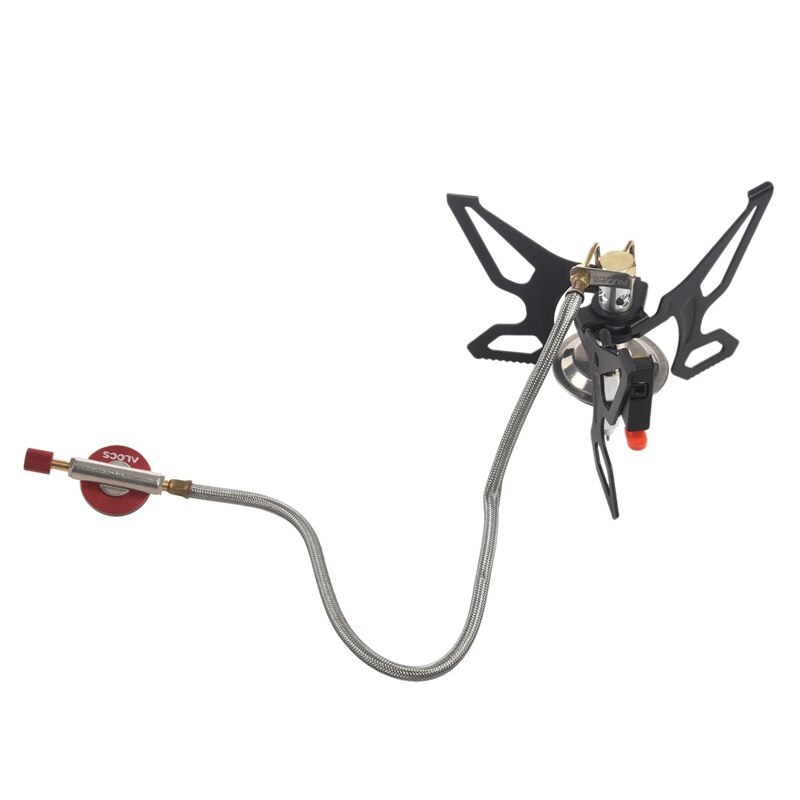 Alocs Cs-G22 3000W Krachtige Draagbare Outdoor Camping Gasfornuis Brander Koken Gas Grills Rvs Voor Wandelen Fietsen