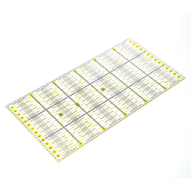 Sewing Craft Feet Tailor Yardstick Patchwork Garment Cutting Ruler Acrylic Material Measuring Tools Durable