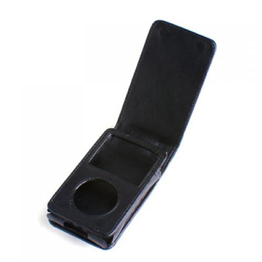 Universele leren telefoonhoes voor ipod classic 5th generatie 30gb 60gb heuptas magnetische holster riemclip telefoonhoesje