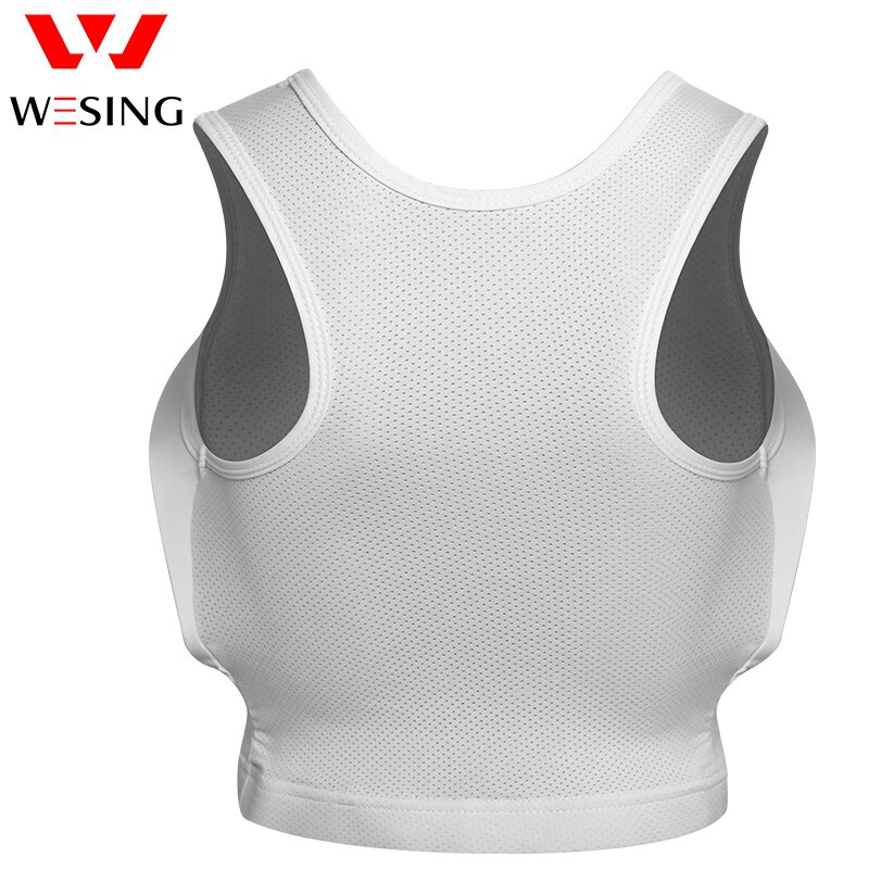 Protector de pecho de Karate para mujeres, Protector corporal de boxeo aprobado por WKF