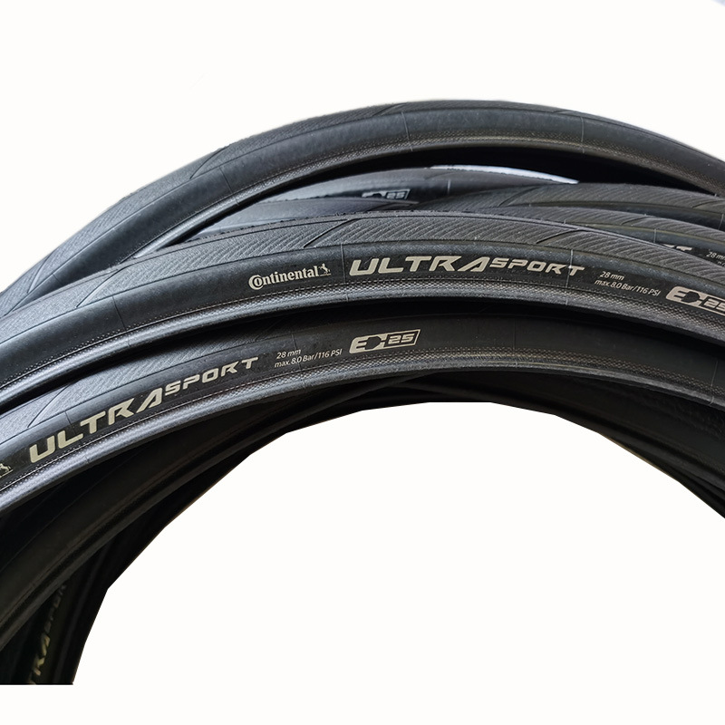kontinental Ultra Sport III Fahrrad-Straßenreifen, 700 x 25 C, 28 C, 32 C, ULTRASport, kein Faltrad, Glatze, Draht, Perlenreifen, 180 TPI