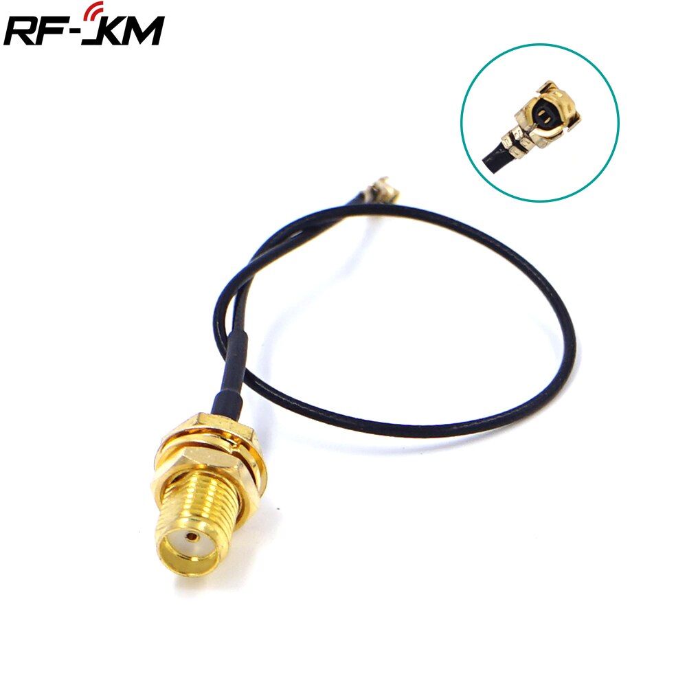 U.FL/IPX IPEX UFL a RP-SMA SMA antena hembra macho WiFi Cable Pigtail ufl ipex 1,13mm Cable RF 15CM