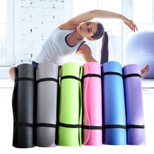 10Mm Dikke Yoga Mat Hoge Dichtheid Non-Slip Multifunctionele Oefening Fitness Mat Met Draagriem En pouch