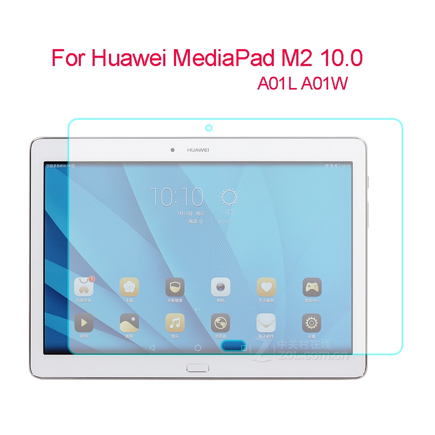 Hd Gehard Glas Voor Huawei Mediapad M2 10.0 Screen Protector Voor Huawei Mediapad M2 A01L A01W 10.0 Inch Tablet Glas film 9H
