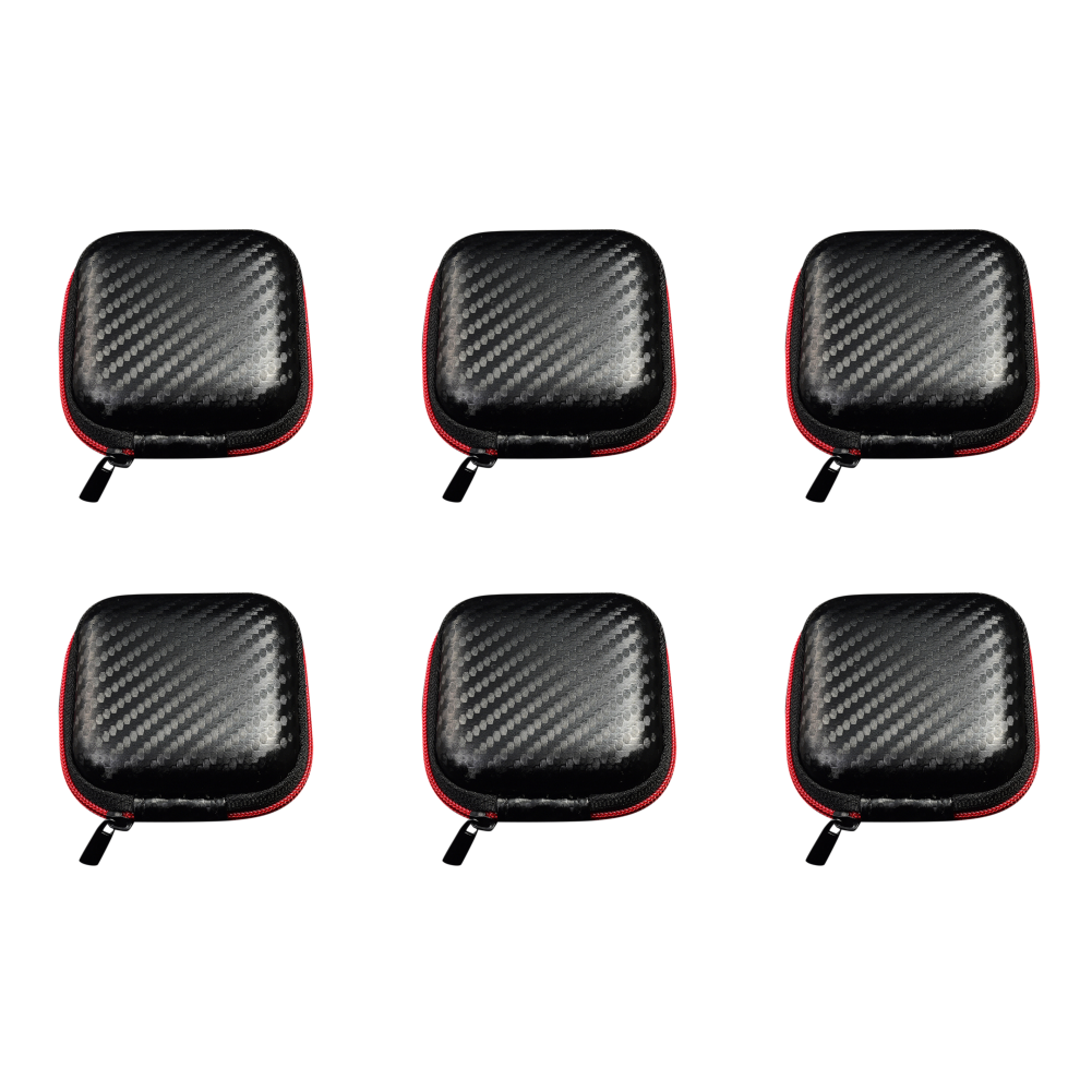 10-1PCS Hard EVA Oortelefoon Oplaadkabel Opbergtas Anti-Druk Anti-val Headset Datakabel houder Tas voor KZ QKZ Headset: green