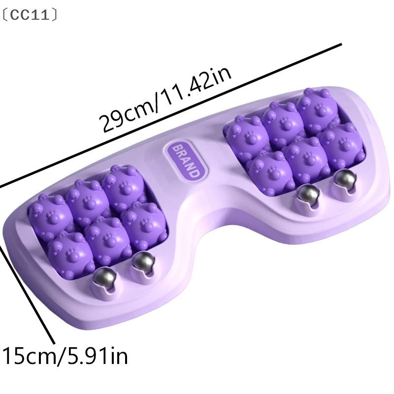 ómCC11 Parque Voetroller Massager Voetmassage Magnetische kralenroller Meerdere punten voetmassage Voettherapie Wrijven Voetmassageapparaat