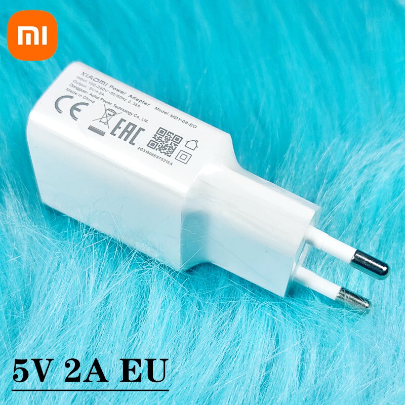 Xiaomi – chargeur Original EU 5V 2A, adaptateur secteur Micro Type c, câble pour Redmi 7A 6A 4A 4X 5 5A 5 plus s2 Note 6 pro Mi a2 lite: IL
