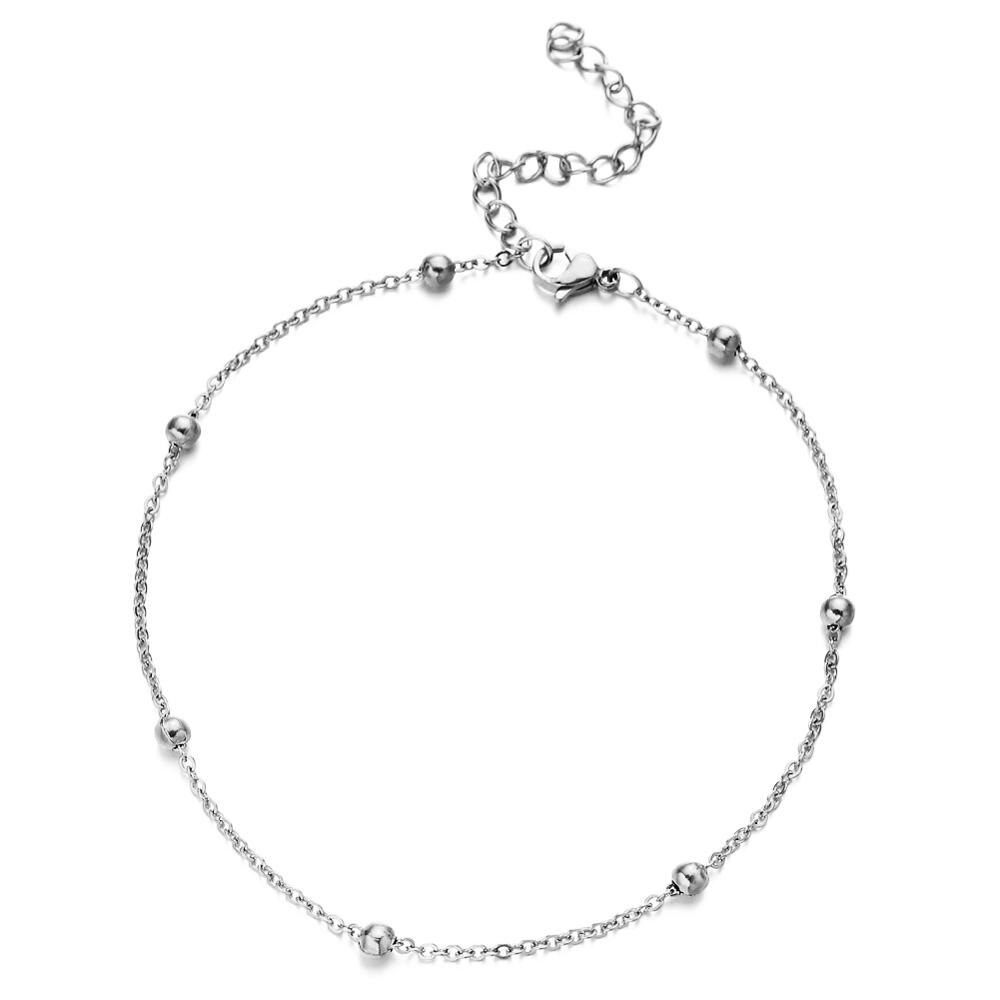 Rvs Multilayers Vierkante Ketting Charme Armbanden Voor Vrouwen Pijl Cirkel Koppels Armband Sets Vintage Sieraden: SA216-04-Silver