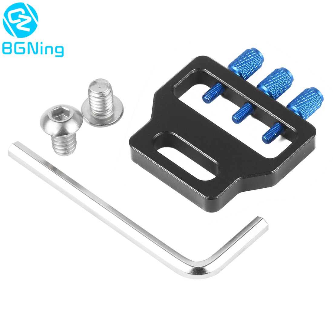 BGNing SLR Cable Clamp for BMPCC 4K 6K for HDMI USB Wire Clip Mount Adapter Fix for Cinema Camera Cage Quick Release L Plate