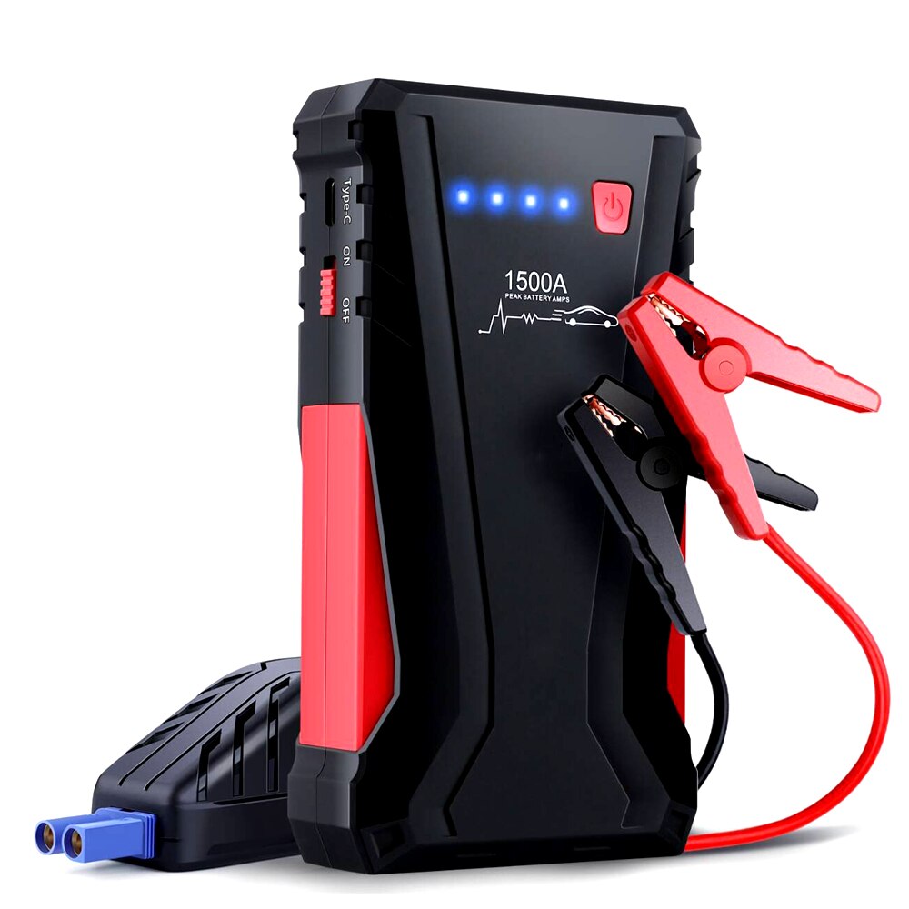Emergency Starting Device Car Jump Starter Power Bank 12V 1500A Portable Starter Car Charger Battery Auto Booster Buster