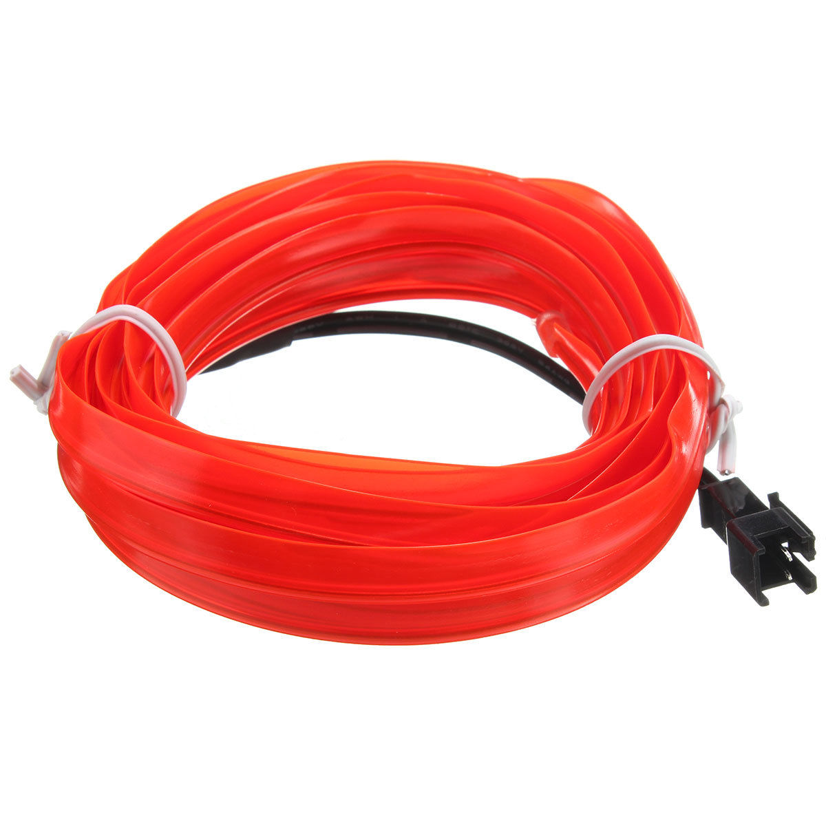 5V Car LED Interior Neon Light EL Wire String Strip Decal USB Control Accessory